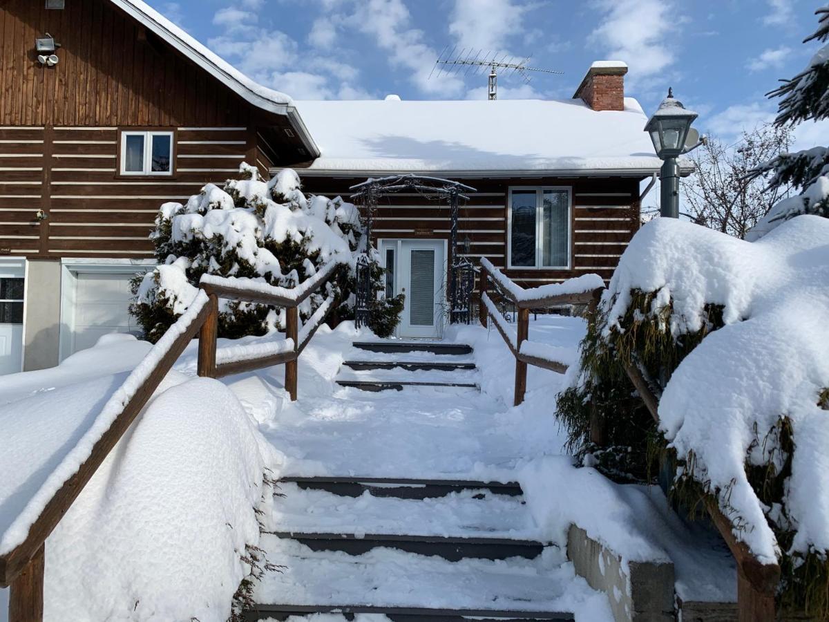 L'Auberge Refuge Du Trappeur Saint-Mathieu-du-Parc Exterior foto