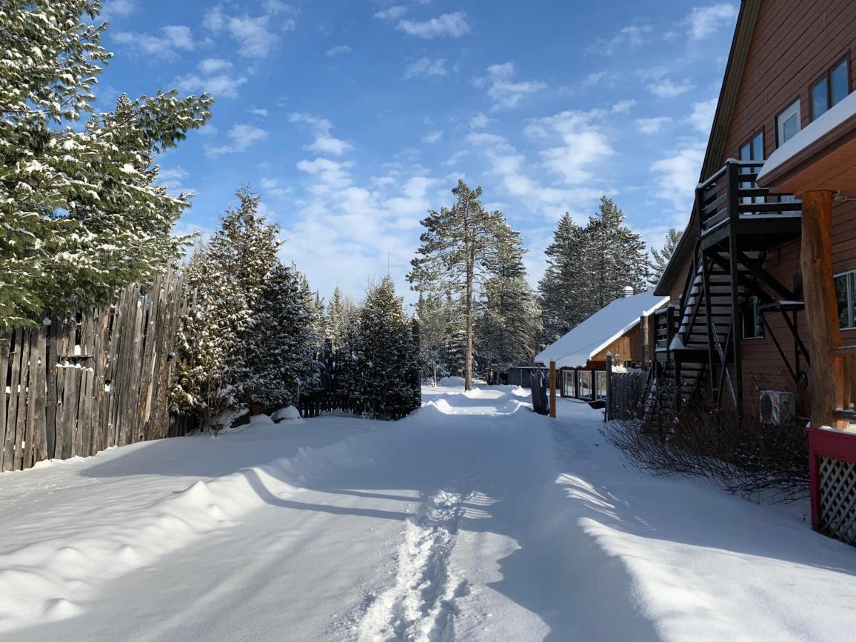 L'Auberge Refuge Du Trappeur Saint-Mathieu-du-Parc Exterior foto