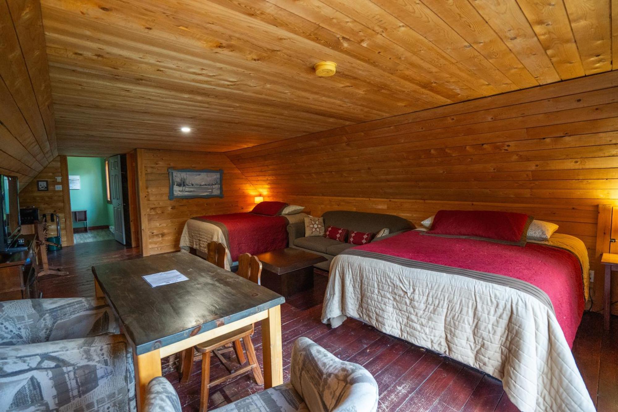 L'Auberge Refuge Du Trappeur Saint-Mathieu-du-Parc Exterior foto
