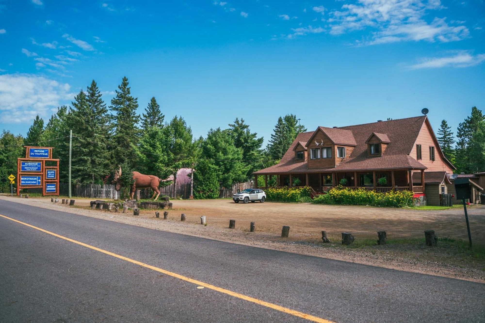 L'Auberge Refuge Du Trappeur Saint-Mathieu-du-Parc Exterior foto